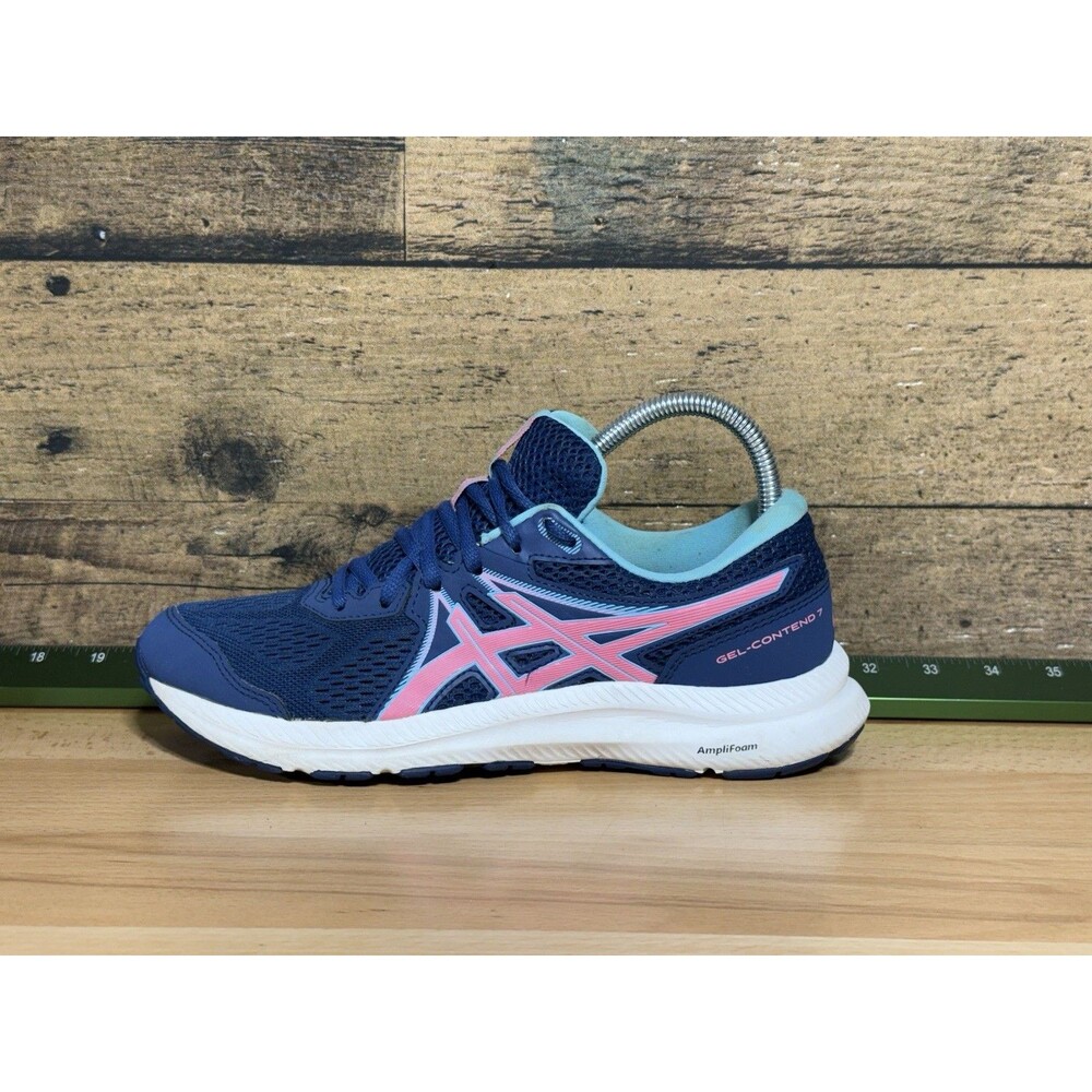 🔥ASICS GEL- CONTEND 7 Women’s Sz 8.5 Running Shoes Lace Up Sneakers Ships Fast